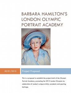 BARBARA HAMILTONâS London Olympic PORTRAIT Academy